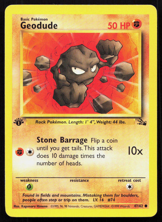 Geodude - Fossil #47/62 - Common