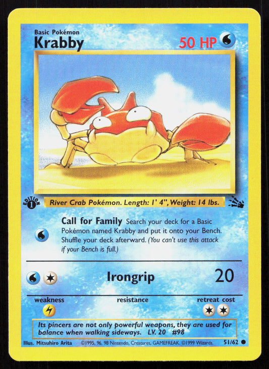 Krabby - Fossil #51/62 - Common