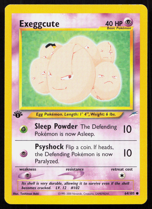 Exeggcute - Neo Destiny #64/105 - Common