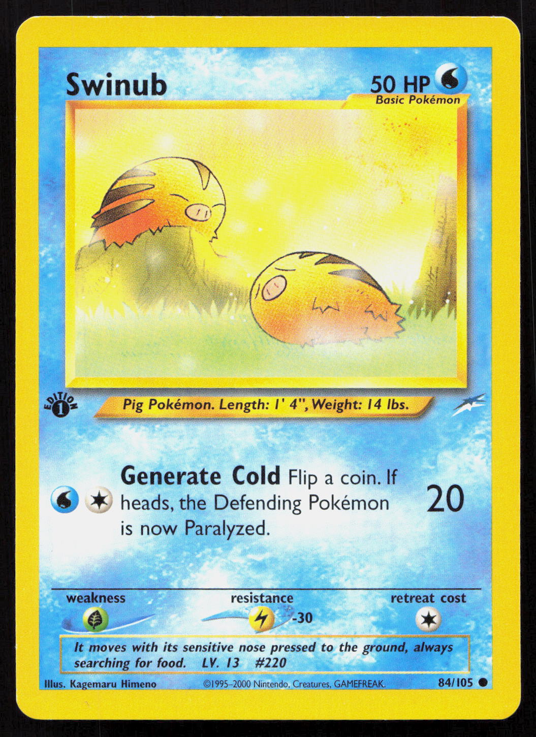 Swinub - Neo Destiny #84/105 - Common