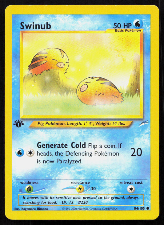 Swinub - Neo Destiny #84/105 - Common