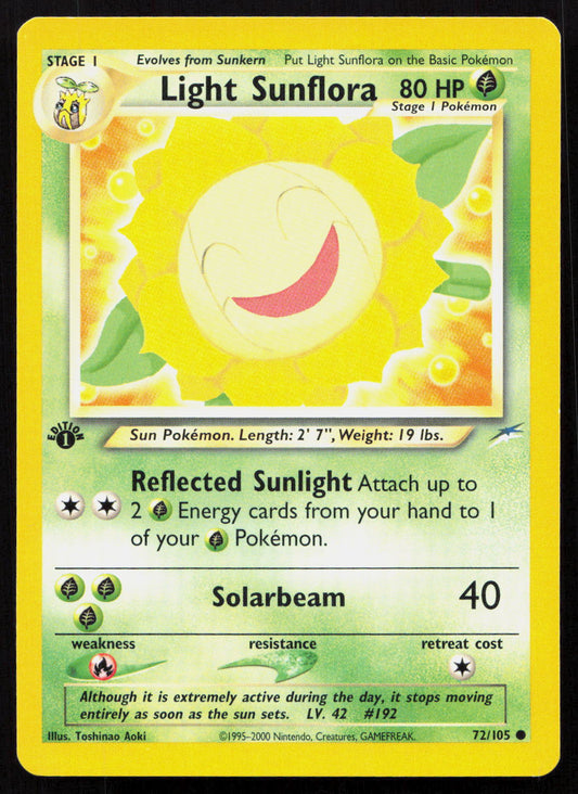 Light Sunflora - Neo Destiny #72/105 - Common