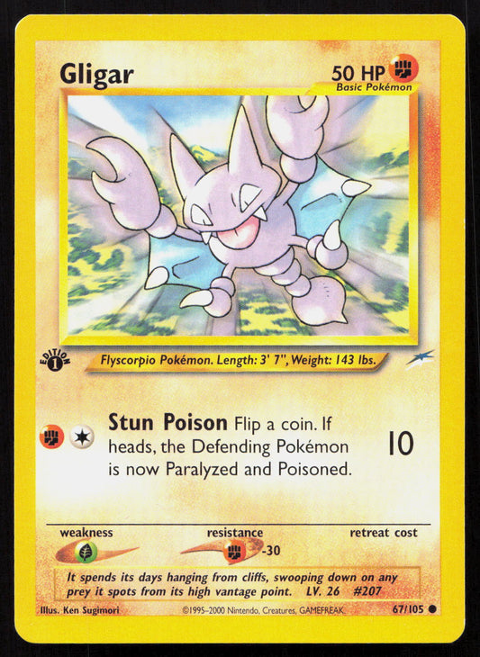 Gligar - Neo Destiny #67/105 - Common