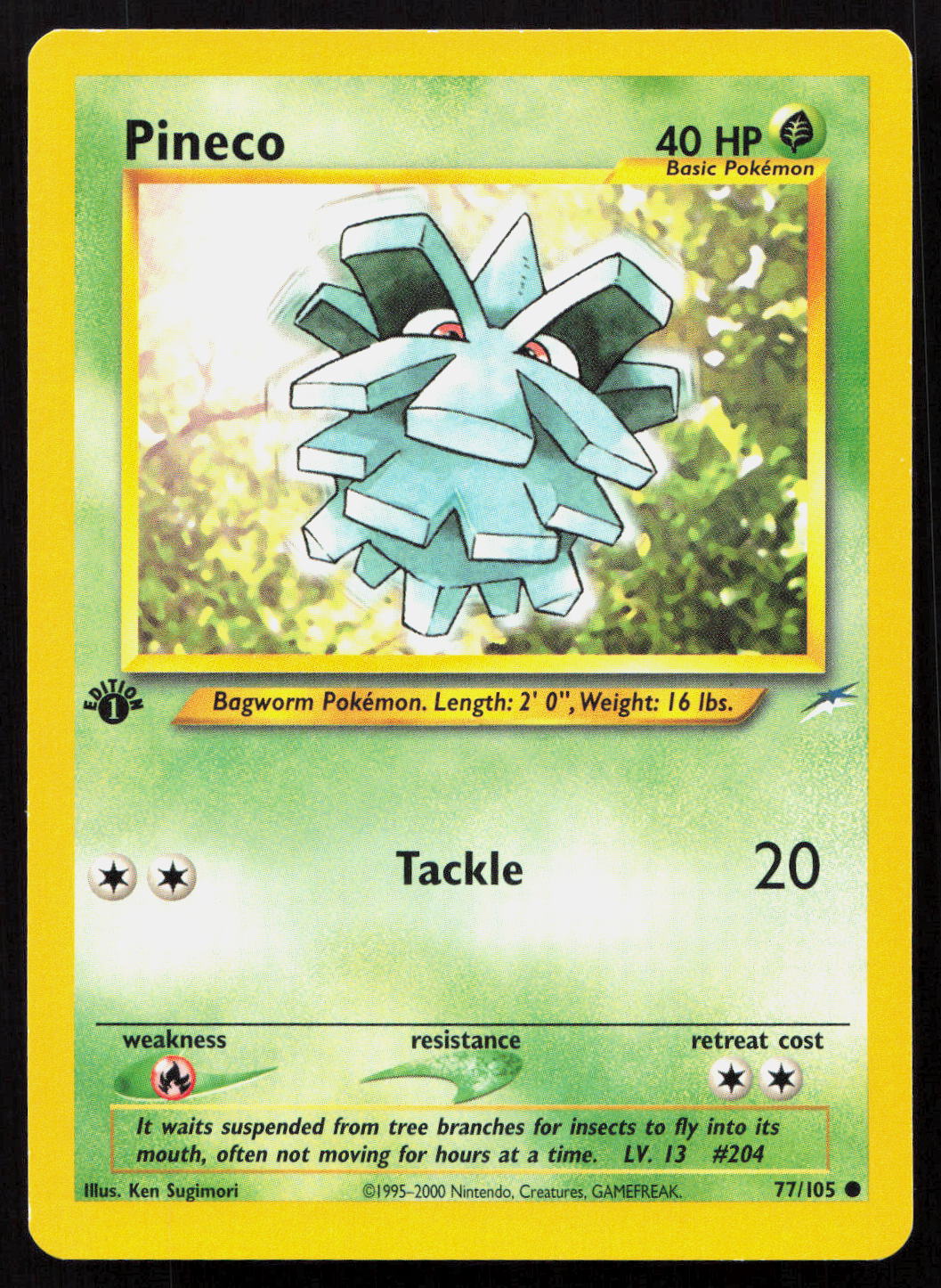 Pineco - Neo Destiny #77/105 - Common