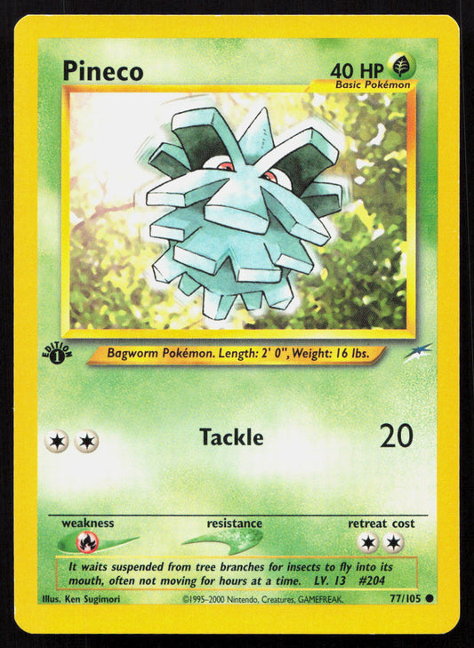Pineco - Neo Destiny #77/105 - Common