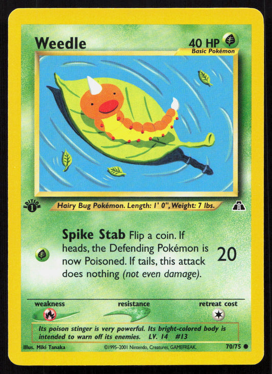 Weedle - Neo Discovery #70/75 - Common