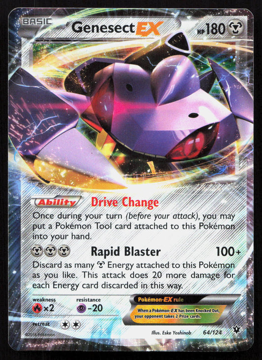 Genesect-EX - Fates Collide #64/124 - Rare Holo EX