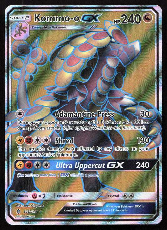 Kommo-o-GX - Guardians Rising #141/145 - Rare Ultra