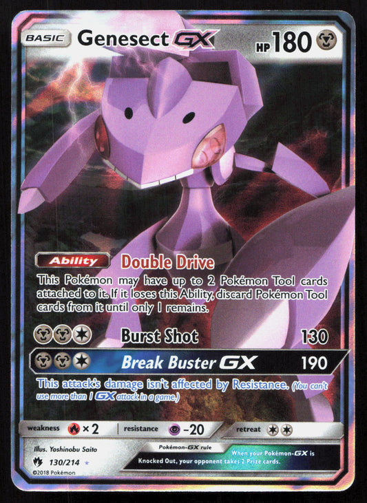 Genesect-GX - Lost Thunder #130/214 - Rare Holo GX