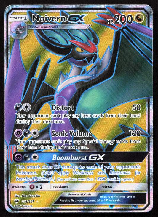 Noivern-GX - Burning Shadows #141/147 - Rare Ultra