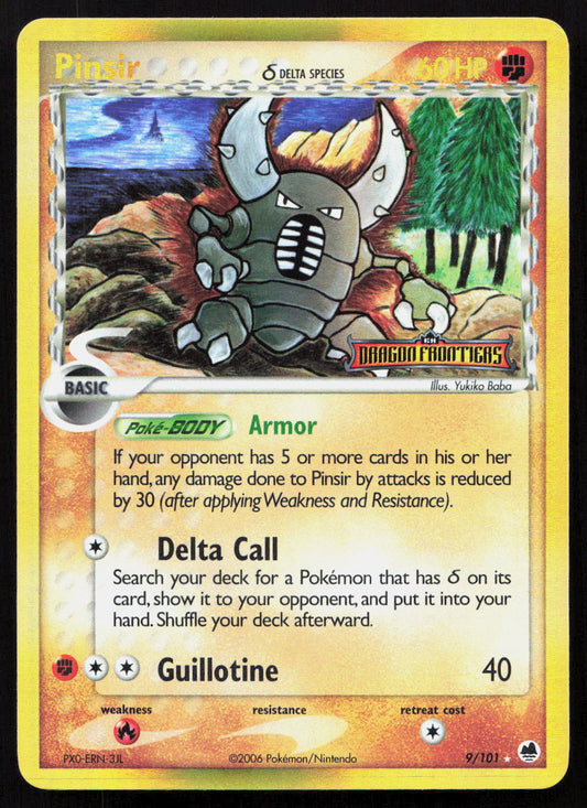 Pinsir δ - Dragon Frontiers #9/101 - Rare Holo