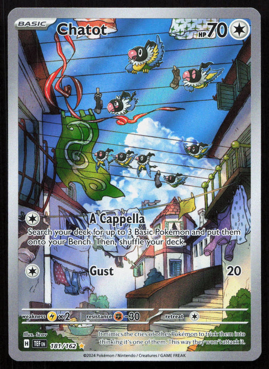 Chatot - Temporal Forces #181/162 - Illustration Rare