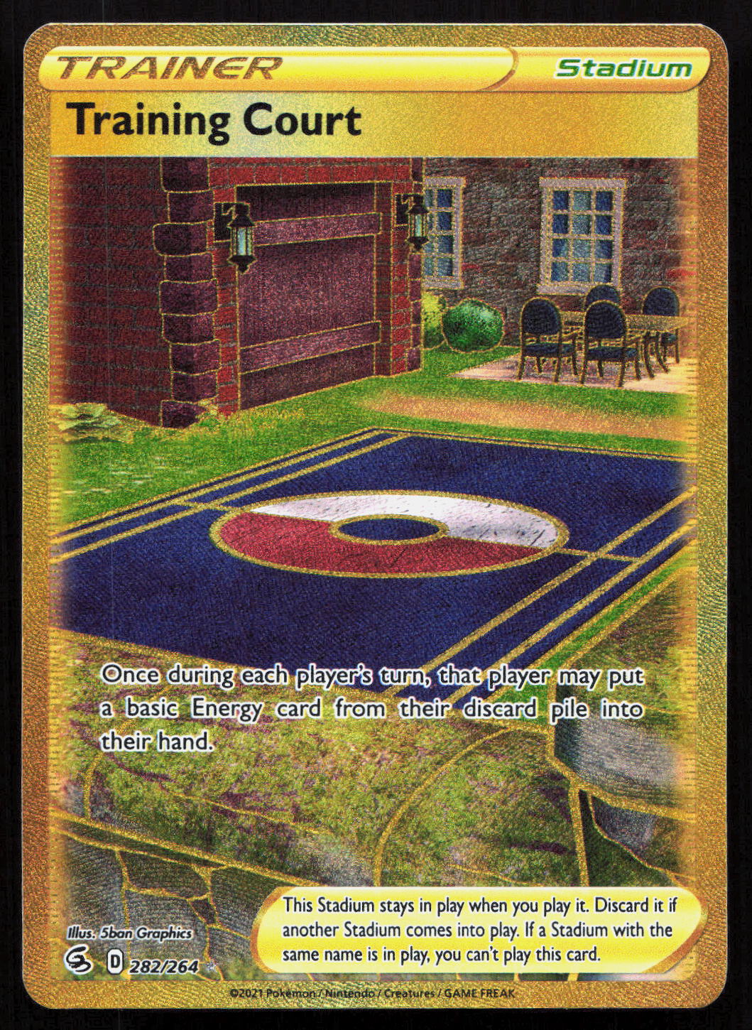 Training Court - Fusion Strike #282/264 - Rare Secret