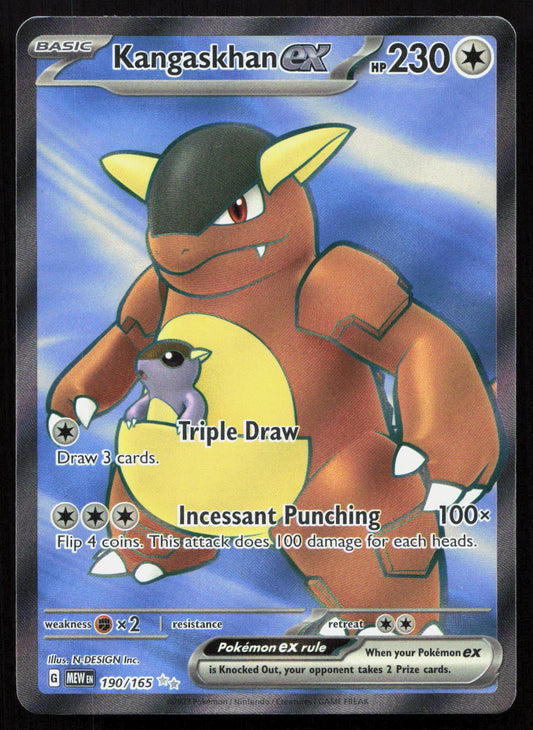 Kangaskhan ex - 151 #190/165 - Ultra Rare