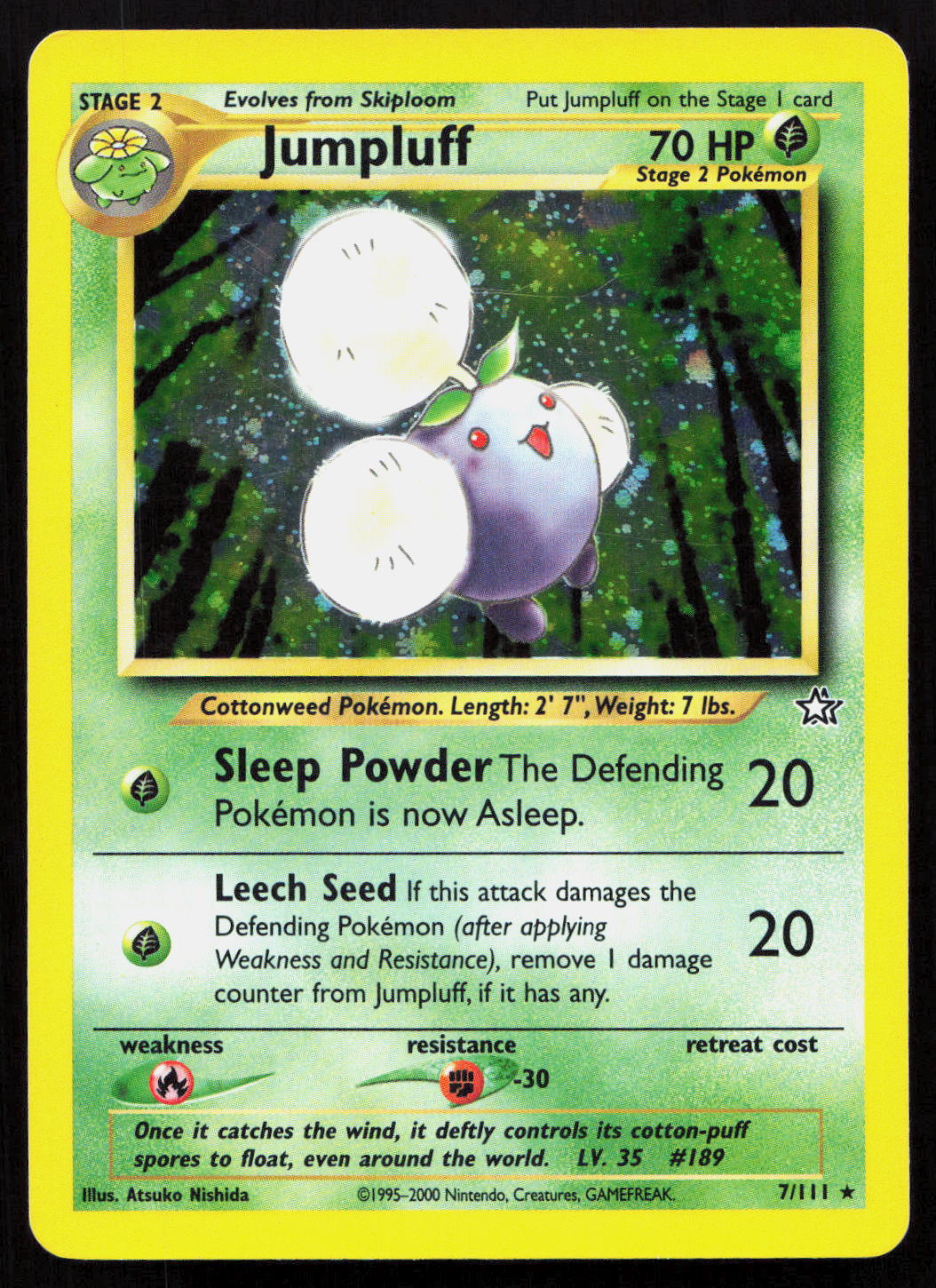 Jumpluff - Neo Genesis #7/111 - Rare Holo