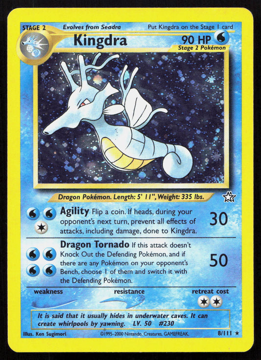 Kingdra - Neo Genesis #8/111 - Rare Holo