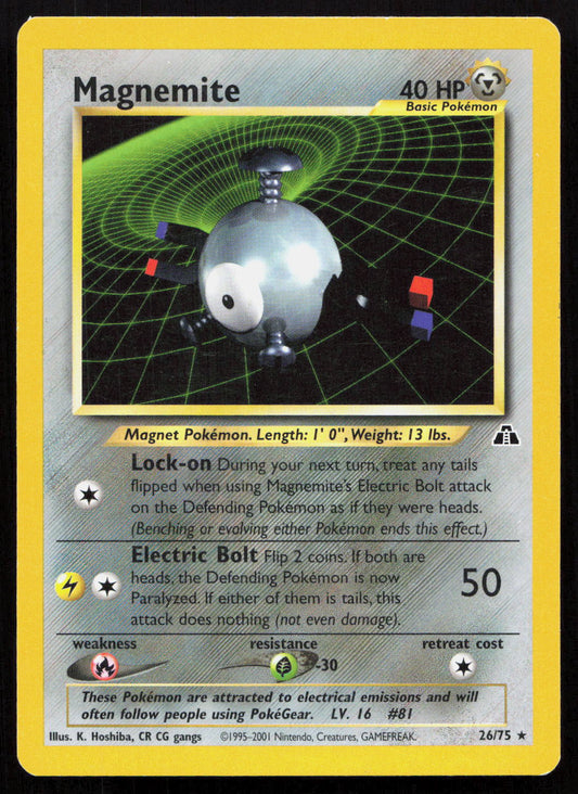 Magnemite - Neo Discovery #26/75 - Rare