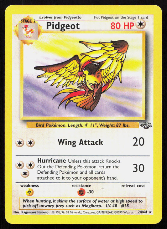 Pidgeot - Jungle #24/64 - Rare