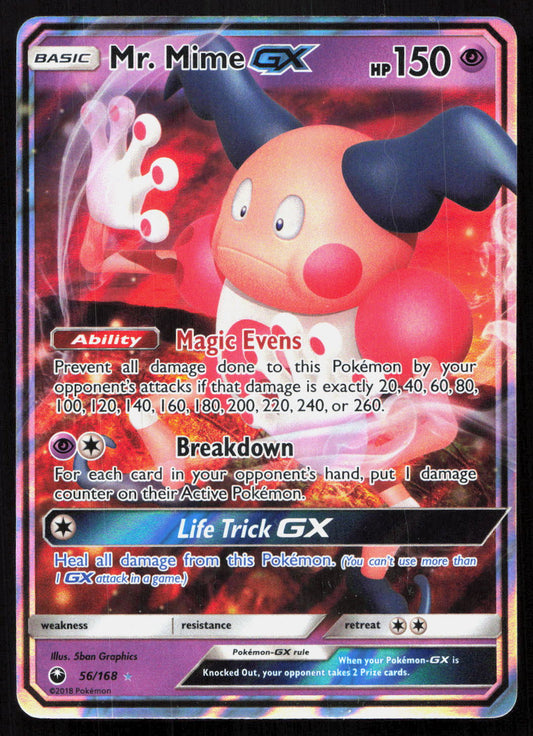 Mr. Mime-GX - Celestial Storm #56/168 - Rare Holo GX