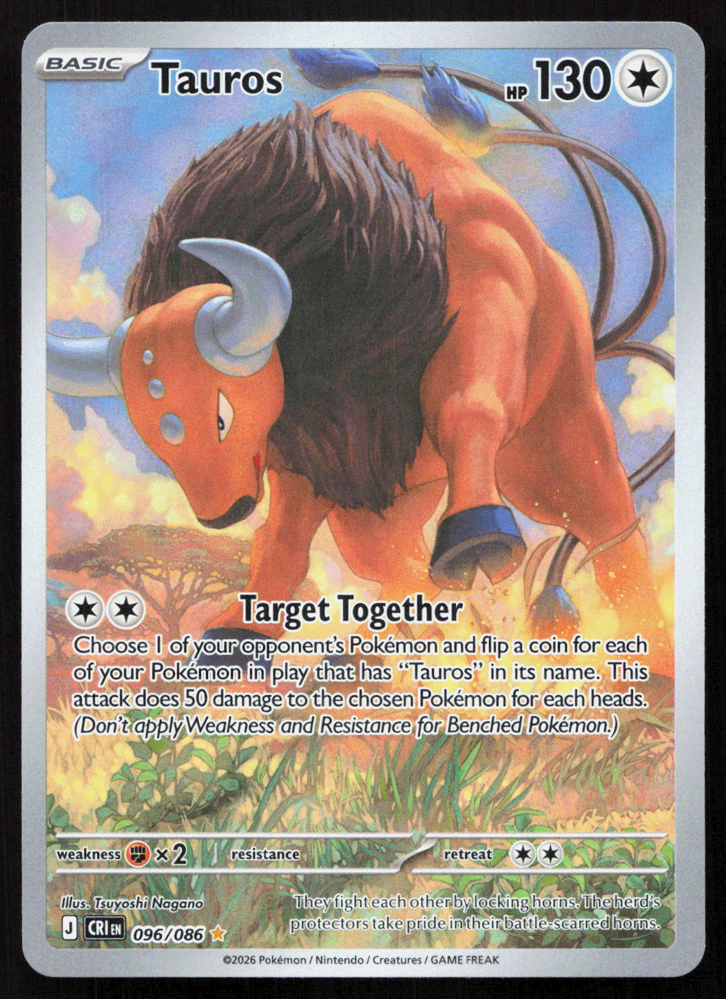 Tauros - Chaos Rising #096/086 - Illustration Rare