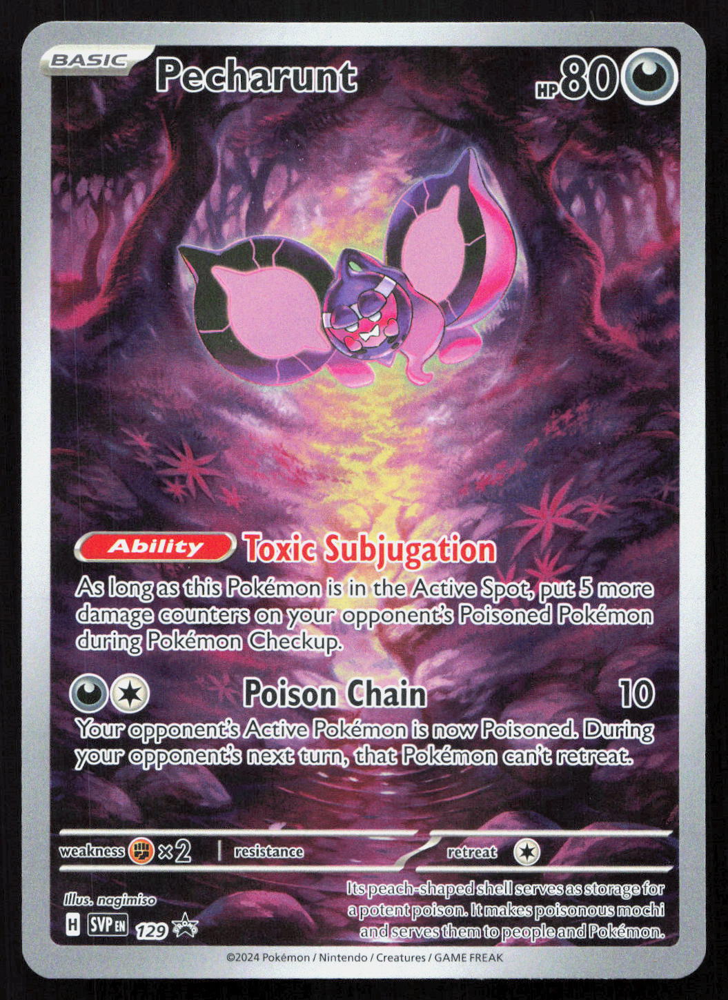 Pecharunt - Scarlet & Violet Black Star Promos #129 - Promo