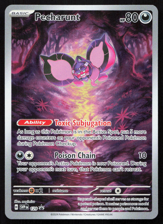 Pecharunt - Scarlet & Violet Black Star Promos #129 - Promo