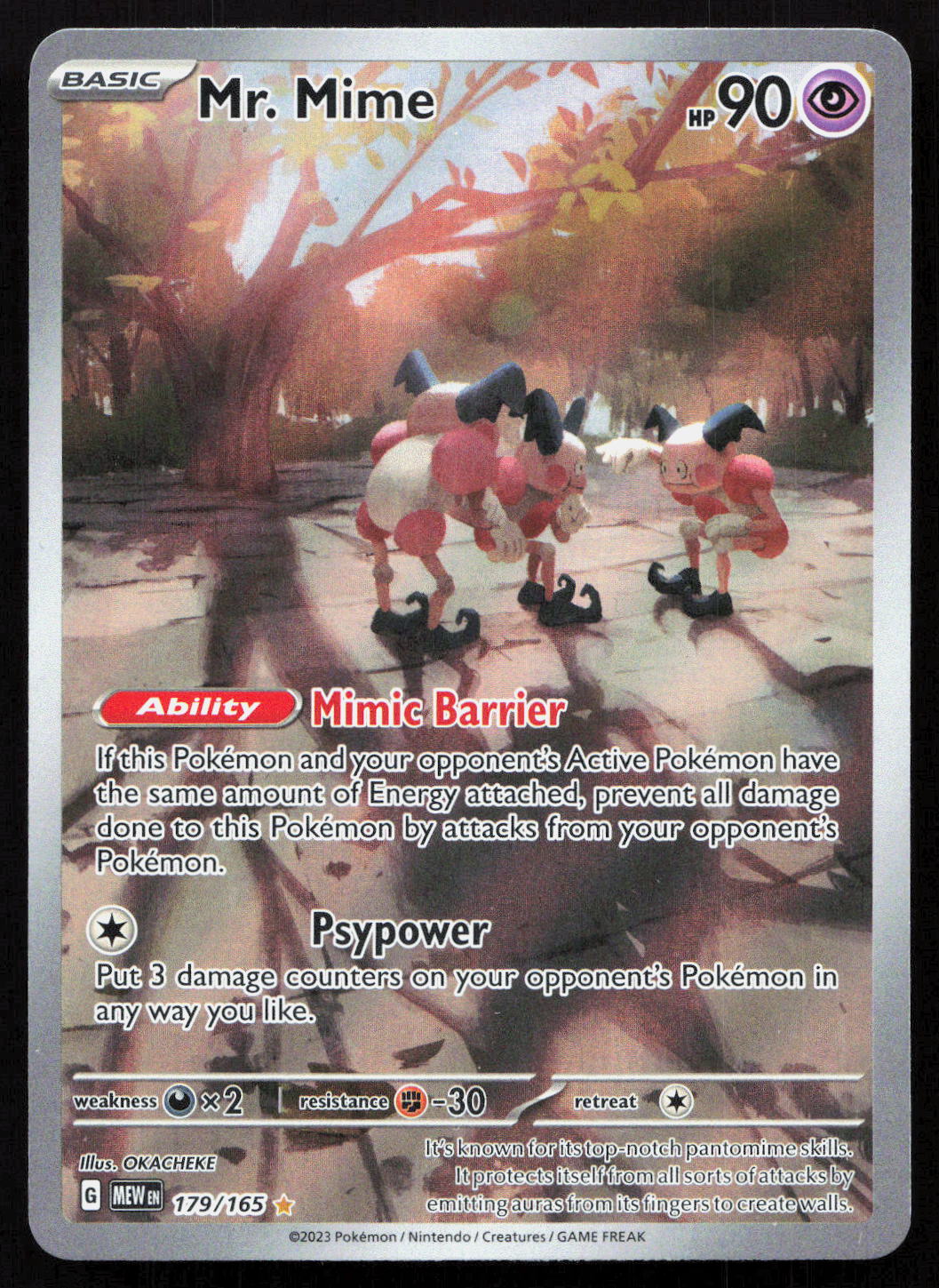 Mr. Mime - 151 #179/165 - Illustration Rare