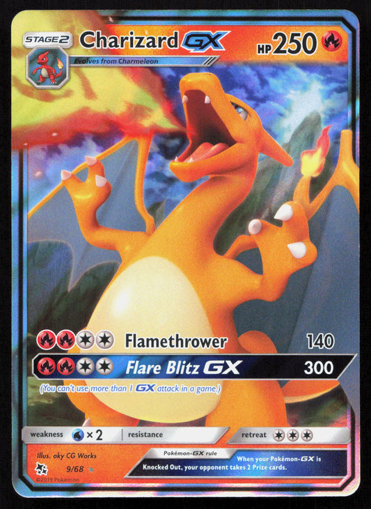 Charizard-GX - Hidden Fates #9/68 - Rare Holo GX