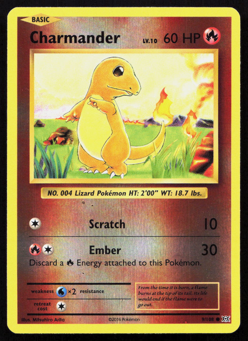 Charmander - Evolutions #9/108 - Common