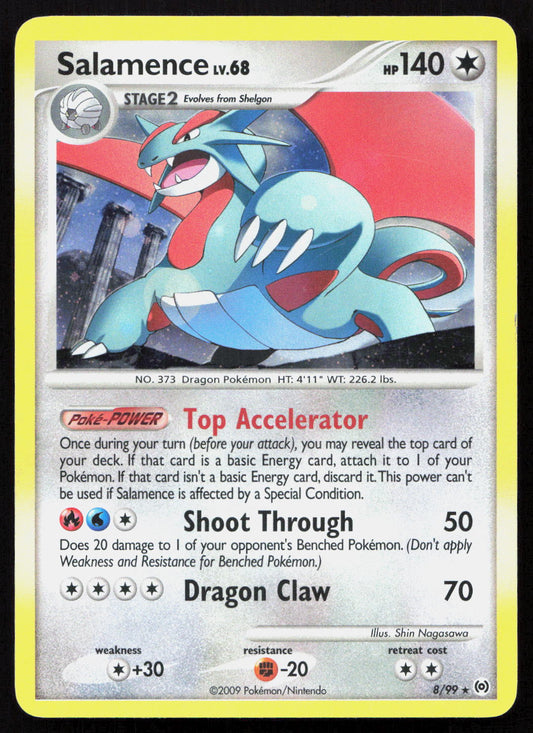 Salamence - Arceus #8/99 - Rare Holo