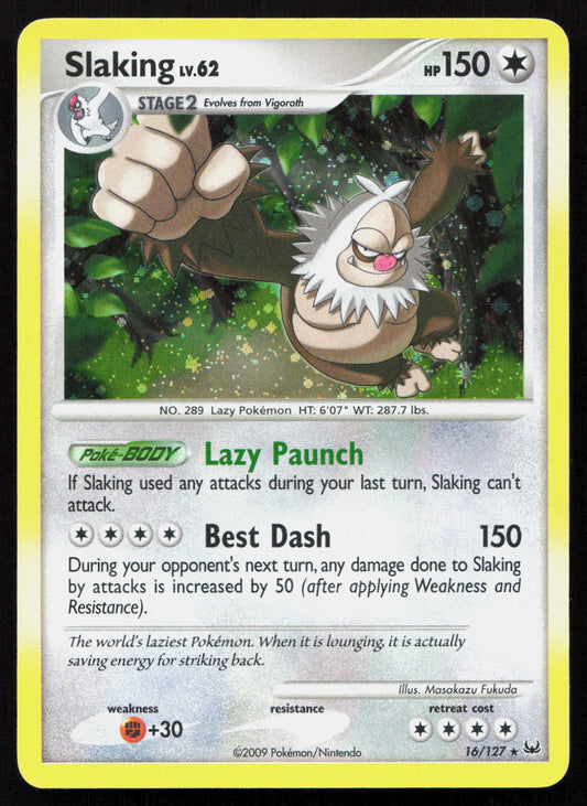 Slaking - Platinum #16/127 - Rare Holo