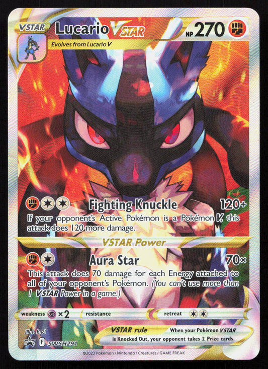 Lucario VSTAR - SWSH Black Star Promos #SWSH291 - Promo