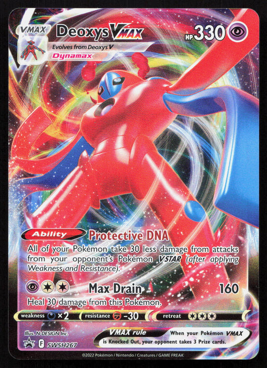 Deoxys VMAX - SWSH Black Star Promos #SWSH267 - Promo