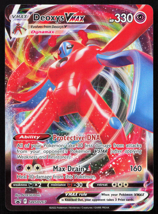 Deoxys VMAX - SWSH Black Star Promos #SWSH267 - Promo
