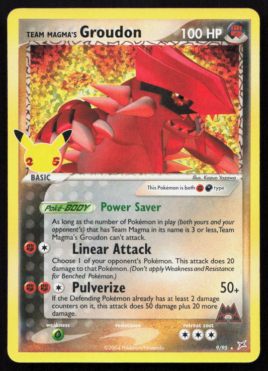Team Magma's Groudon - Celebrations: Classic Collection #9 - Classic Collection