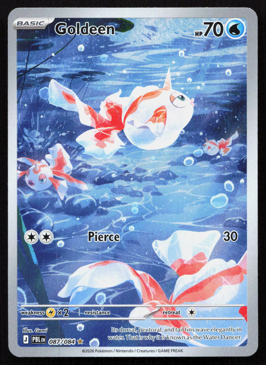 Goldeen - Pitch Black #087/084 - Illustration Rare