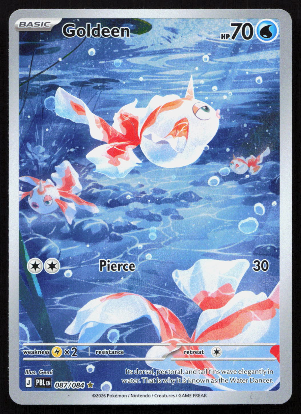 Goldeen - Pitch Black #087/084 - Illustration Rare