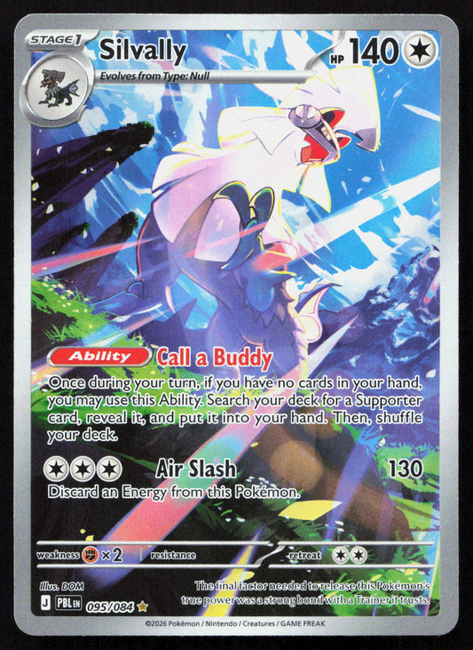 Silvally - Pitch Black #095/084 - Illustration Rare
