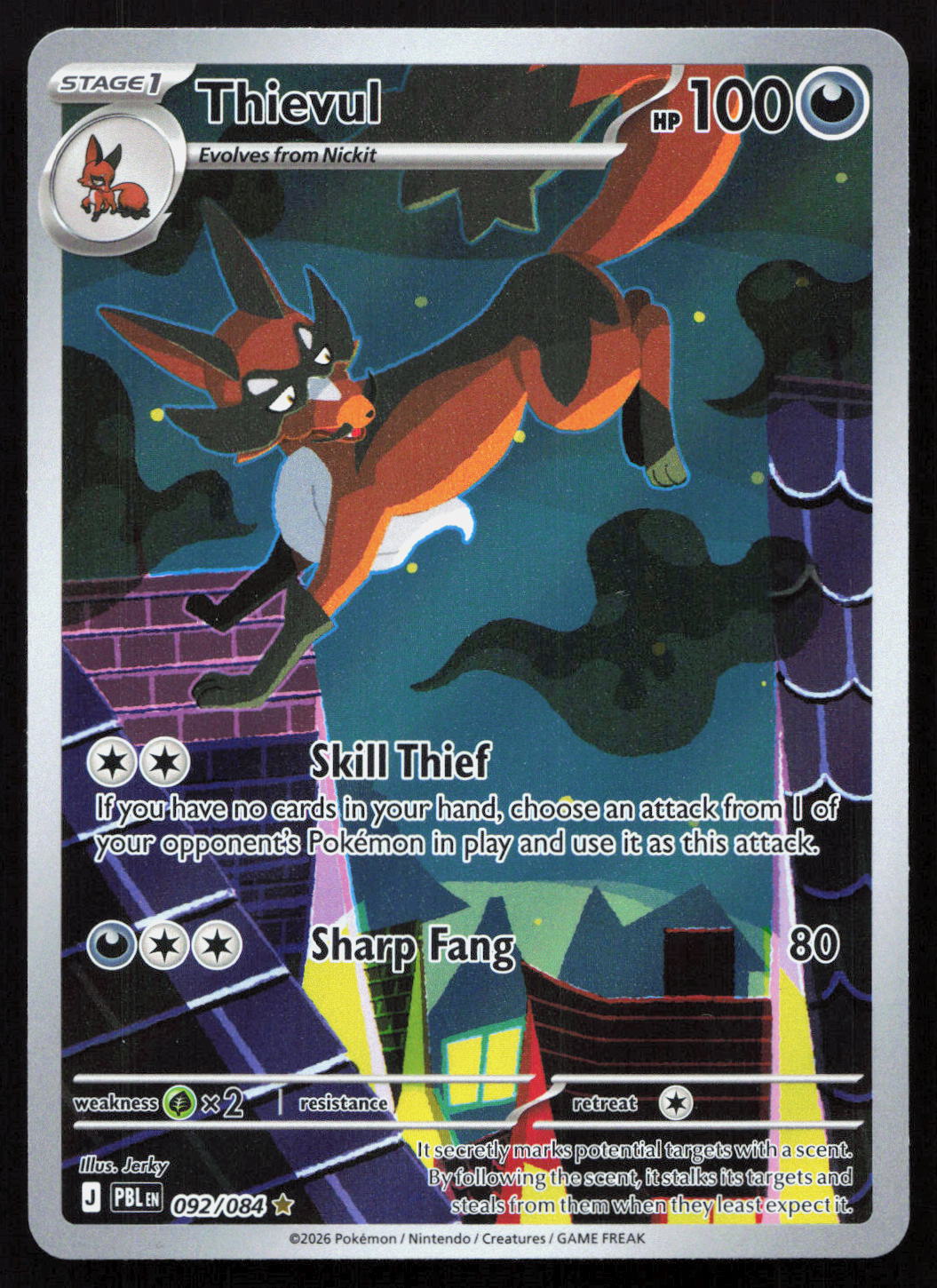 Thievul - Pitch Black #092/084 - Illustration Rare