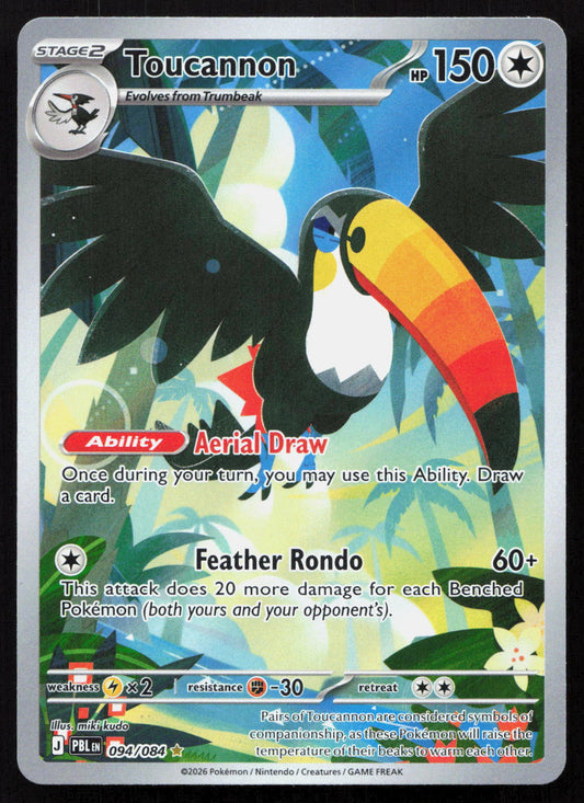 Toucannon - Pitch Black #094/084 - Illustration Rare