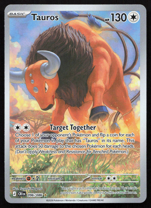 Tauros - Chaos Rising #096/086 - Illustration Rare