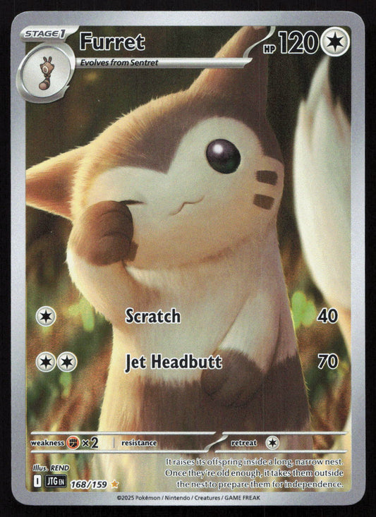Furret - Journey Together #168/159 - Illustration Rare