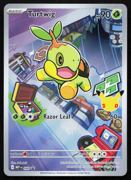 Turtwig - Mega Evolution Black Star Promos #040 - Promo