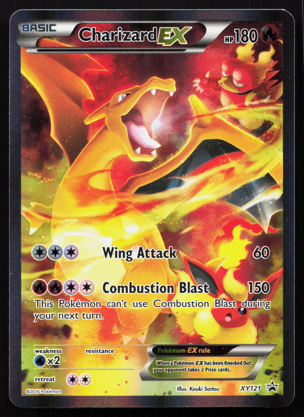 Charizard-EX - XY Black Star Promos #XY121 - Promo