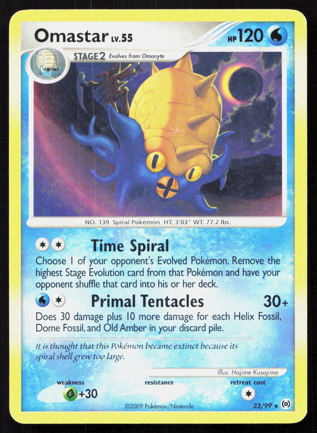 Omastar - Arceus #23/99 - Rare