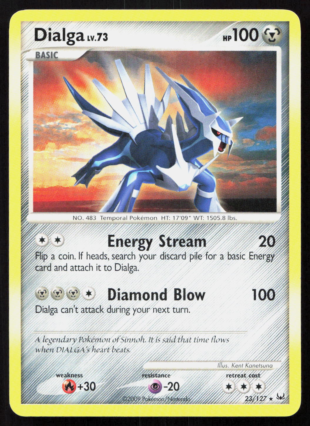 Dialga - Platinum #23/127 - Rare