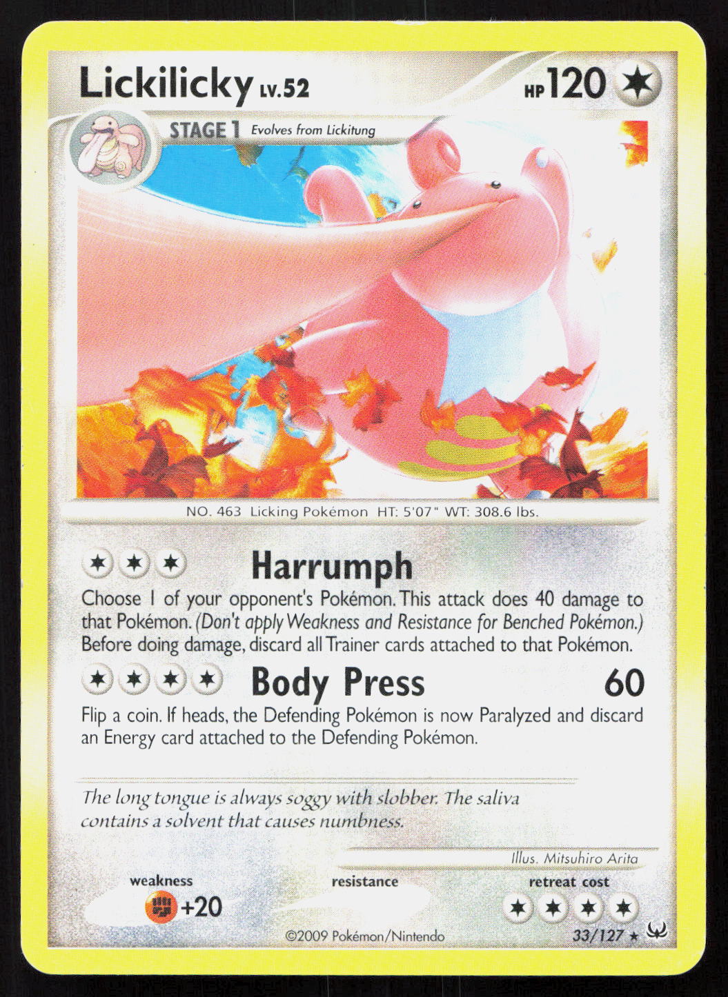 Lickilicky - Platinum #33/127 - Rare