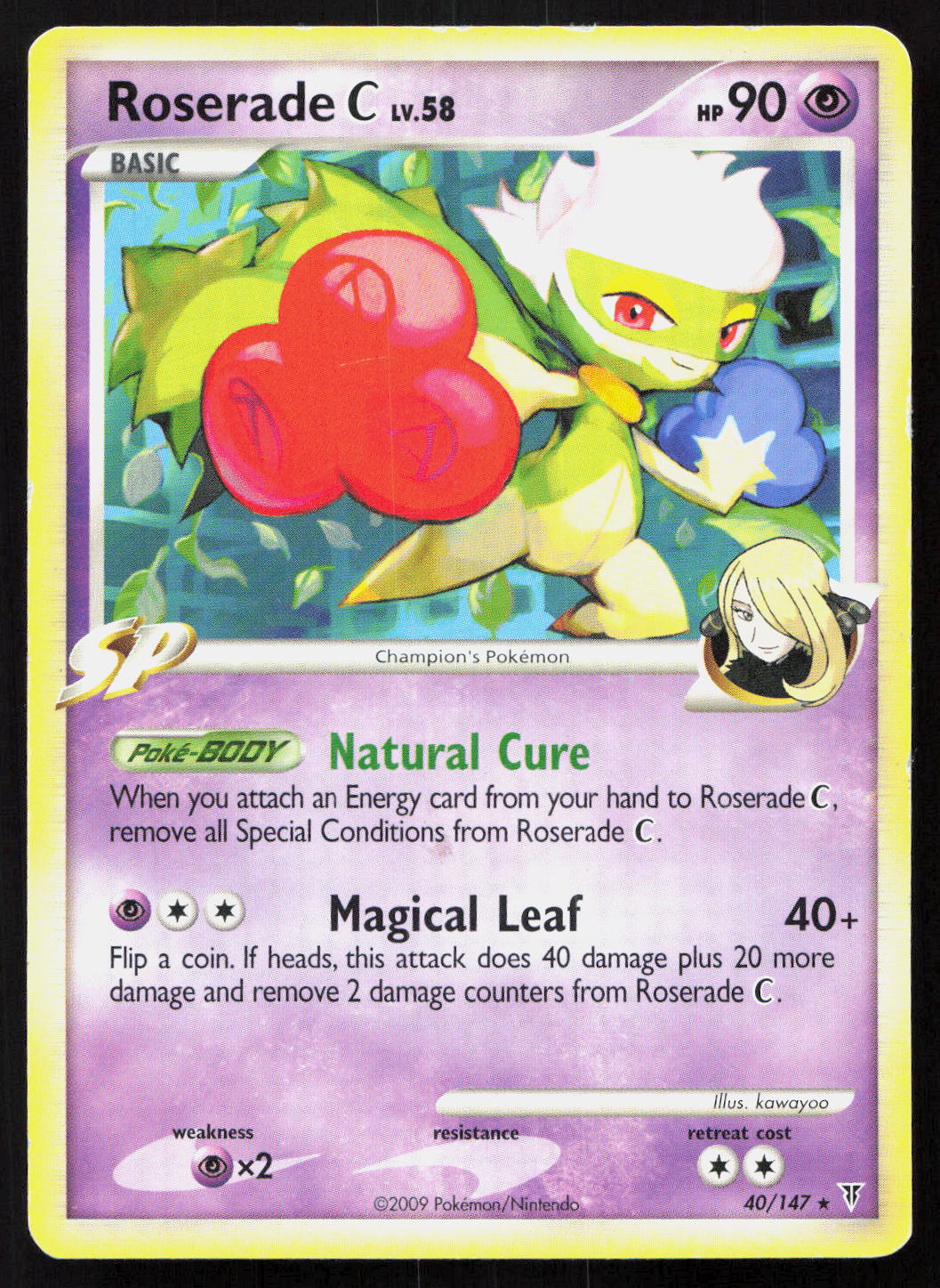 Roserade C - Supreme Victors #40/147 - Rare