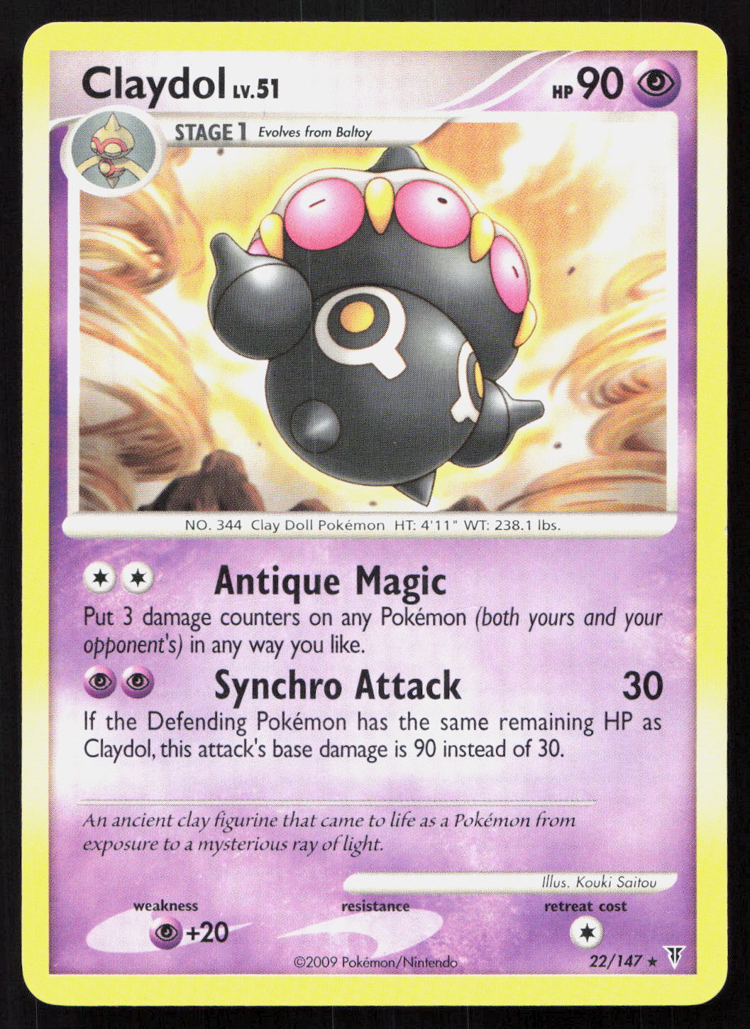 Claydol - Supreme Victors #22/147 - Rare
