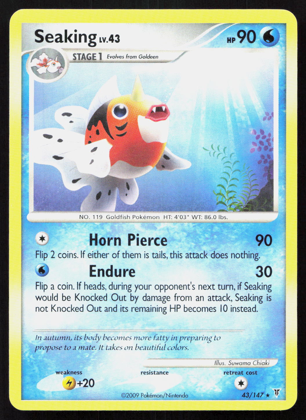 Seaking - Supreme Victors #43/147 - Rare